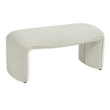 Sylus Boucle Ottoman Bench